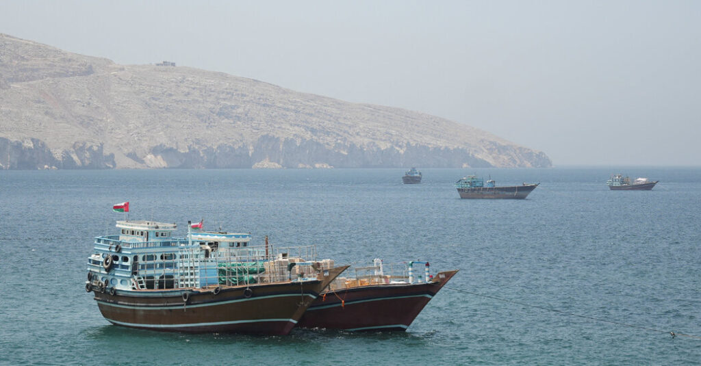 Battle Over the Strait of Hormuz Leaves Safe Passage a Gamble 08biz iran ship 2 zckl facebookjumbo.jpg