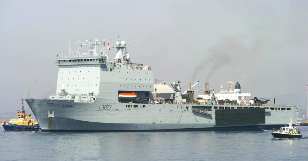 Britain Preparing for Mission That Could Clear Strait of Hormuz 23int uk gibraltar facebookjumbo.jpg