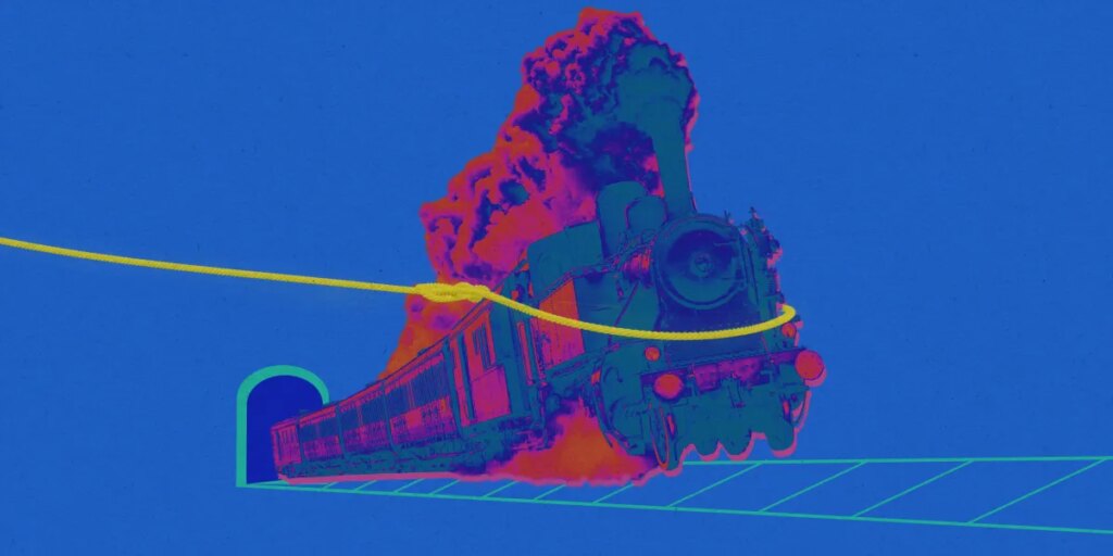 The Download: Trump’s new AI order, and smart glasses for warfare runaway train.jpg